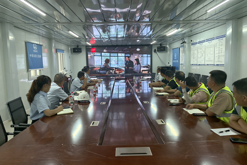 黎炜副书记到在建项目检查指导工作并讲授专题党课