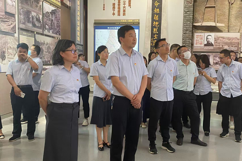 【党建动态】测绘与检测学院党总支赴关中革命纪念馆开展特色主题党日活动